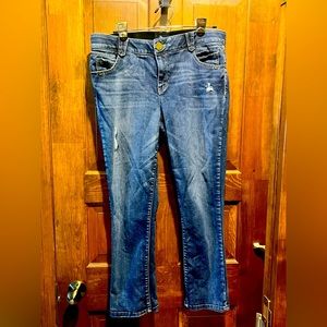 Democracy size 16 denim jeans. ‘Ab’ technology. Tapered leg